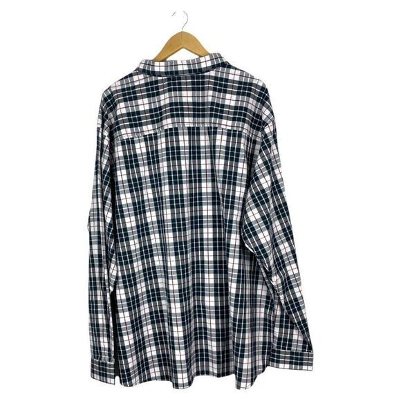 Columbia men's White Traditional Plaid Rapid Rivers 2 Long Sleeve Shirt US 4X - Picture 4 of 9